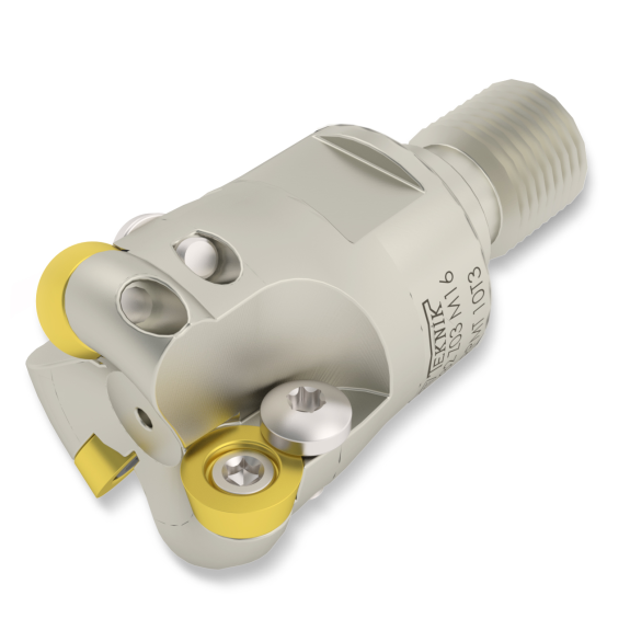 Einschraubfräser für RPMT 10-12 Wendeplatten Durchmesser 25mm und 3 Schneiden-Beschreibung lesen