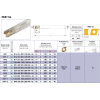 Schaftfräser für 4NKT 0603 Wendeplatten Durchmesser 25mm und Länge 120mm