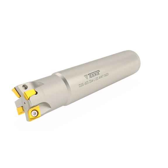 Schaftfräser für 4NKT 0603 Wendeplatten Durchmesser 25mm und Länge 120mm-Beschreibung lesen