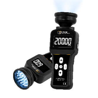 PCE Instruments LED-Stroboskop PCE-DSX 100 |Messbereich: 60..20000 RPM |Genauigkeit: 0,05 % |2,1" LC Display-Beschreibung lesen
