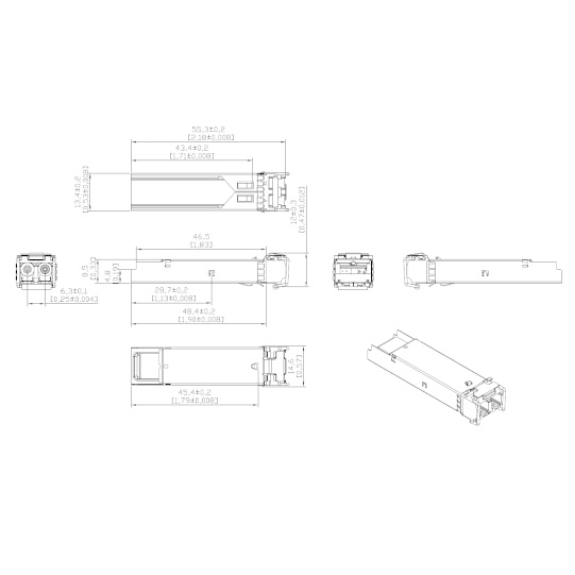Dahua - GSFP-1310-20-SMF - 1,25G-20km - Doppel Fiber - Single Mode, - Glasfaser nach SFP Convertert - Single Mode - Dop-Beschreibung lesen