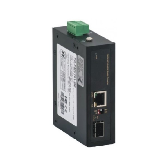 barox PC-PMC101-GE, Medienkonverter DIN-RAIL 1x10/100/1000TX PoE+ 802.1af/at , RJ45 1x100/1000FX, SFP PoE802.1af/at erw barox PC-PMC101-GE, Medienkonverter DIN-RAIL 1x10/100/1000TX PoE+ 802.1af/at , RJ45 1x100/1000FX, SFP PoE802.1af/at erw-Beschreibung lesen