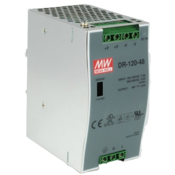 barox PS-DIN-AC/48/120, Power Supply DIN-RAIL 85-264VAC 48VDC, 120W barox PS-DIN-AC/48/120, Power Supply DIN-RAIL 85-264VAC 48VDC, 120W-Beschreibung lesen