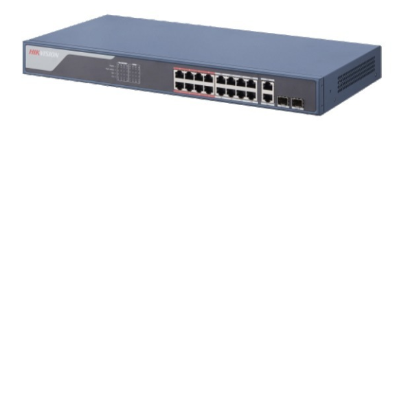 HIKVision DS-3E1318P-SI, L2, Smart Managed, 16 10/100M RJ45 PoE ports, 2 Gigabit combo ports, 802.3af/at, PoE power bud-Beschreibung lesen