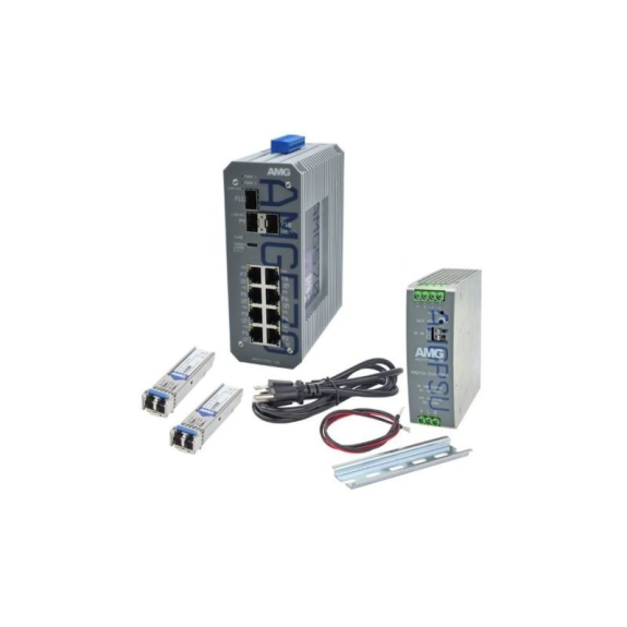 Industrieller 11 Port Managed Switch Kit AMG570-8GAT-3S-P240-KS1 Industrieller 11 Port Managed Switch Kit AMG570-8GAT-3S-P240-KS1-Beschreibung lesen
