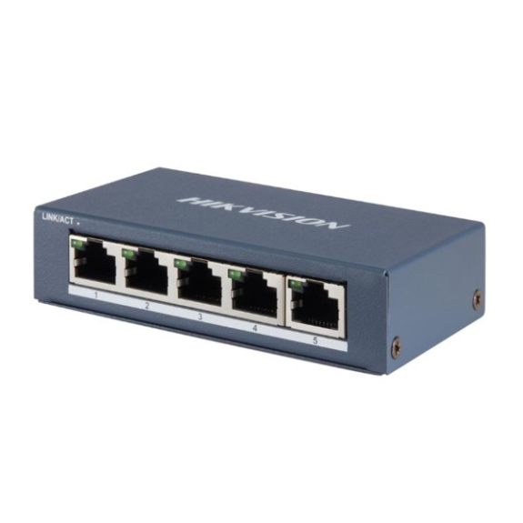 DS-3E0505-E, Switch, L2, Unmanaged, 5 Gigabit RJ45 ports-Beschreibung lesen