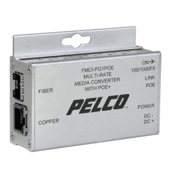 Pelco FMCI-PG1POE, 1000Mbps Media Converter, Power Over Ethernet Pelco FMCI-PG1POE, 1000Mbps Media Converter, Power Over Ethernet-Beschreibung lesen