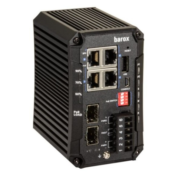 barox LT-LPITE-402GBTME, Switche für Hutschienenmontage, 1GBit/s, mit Management, erweiterter Temperaturbereich, 8x10/1 barox LT-LPITE-402GBTME, Switche für Hutschienenmontage, 1GBit/s, mit Management, erweiterter Temperaturbereich, 8x10/1-Beschreibung lesen