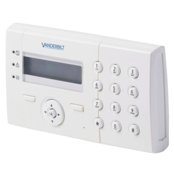 Vanderbilt SPCK420.100, SPCK420.100 LCD keypad.2x16 Char.-Beschreibung lesen