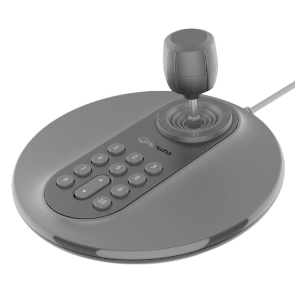 WiseNet SPC-2001, Controller, 3-Axis 12 button USB Joystick Controller for NVRs WAVE SSM and Wisenet Viewer-Lire la description
