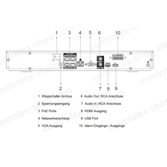Dahua - NVR4204-P-EI - NVR - 4 Kanal - 4 PoE, - 4 Kanal/4 PoE Port NVR - H.265+/H.265/H.264+/H.264/MJPEG Codec - Max 80-Beschreibung lesen