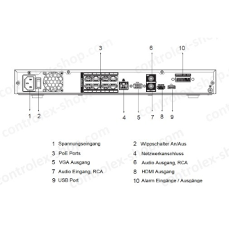 Dahua - NVR4208-8P-EI - NVR - 8 Kanal - 8 PoE, - 8 Kanal/8 PoE Port NVR - H.265+/H.265/H.264+/H.264/MJPEG Codec - Max 2-Beschreibung lesen