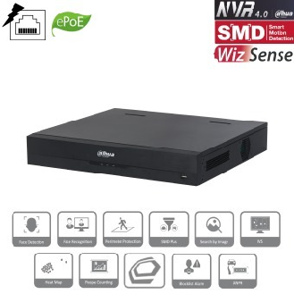 Dahua - NVR5416-16P-EI - NVR- 16 Kanal - 16 PoE, - 16 Kanal/16 PoE NVR/WizSense - H.265+/H.265/H.264+/H.264/MJPEG Codec-Beschreibung lesen