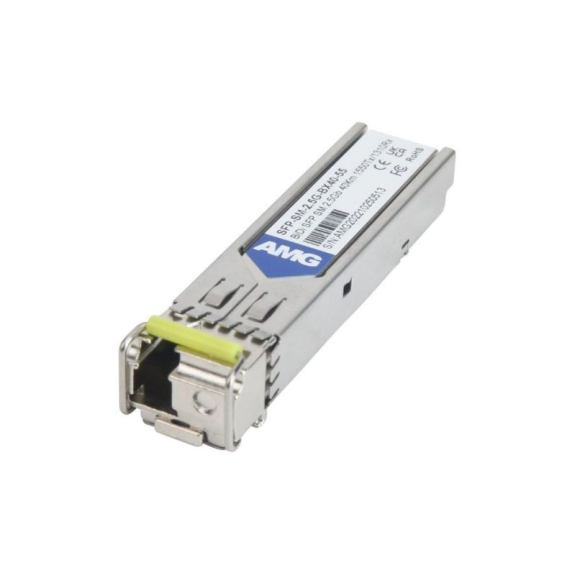 SFP-SM-2.5G-BX40-55 AMG Systems, SFP, 2.5Gb/s, Einzelfaser, LC, Singlemode, 40km Reichweite Tx: 1550nm, Rx: 1310nm, DDM SFP-SM-2.5G-BX40-55 AMG Systems, SFP, 2.5Gb/s, Einzelfaser, LC, Singlemode, 40km Reichweite Tx: 1550nm, Rx: 1310nm, DDM-Beschreibung lesen