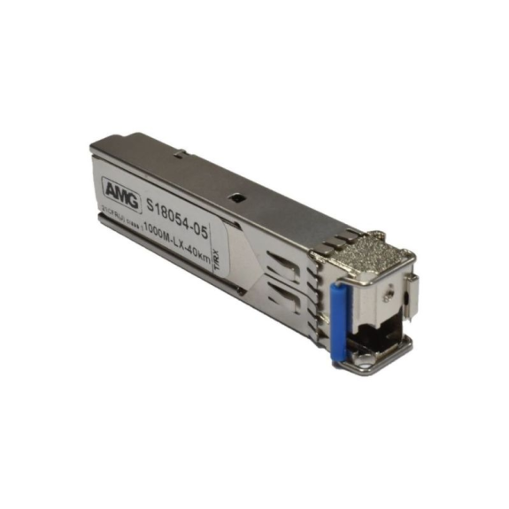 SFP-SM-1G-BX40-31 AMG Systems, SFP, 1Gb/s, Einfaser, Singlemode, 40km Reichweite (Tx: 1310 nm, Rx: 1550 nm), LC-Beschreibung lesen