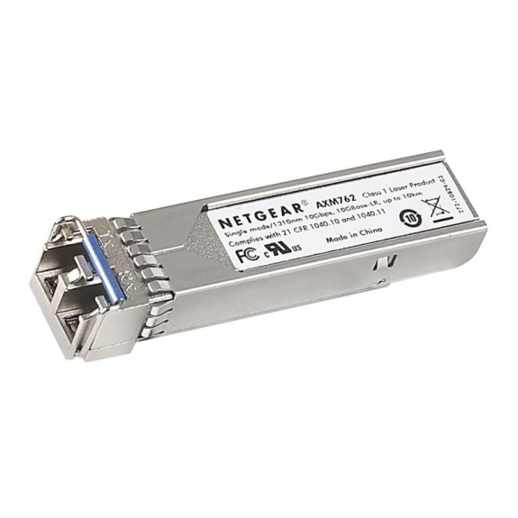 AXM762-10000S Netgear, SFP+ Modul, 10GBASE-LR, LC Stecker, Singlemode, 10km AXM762-10000S Netgear, SFP+ Modul, 10GBASE-LR, LC Stecker, Singlemode, 10km-Beschreibung lesen