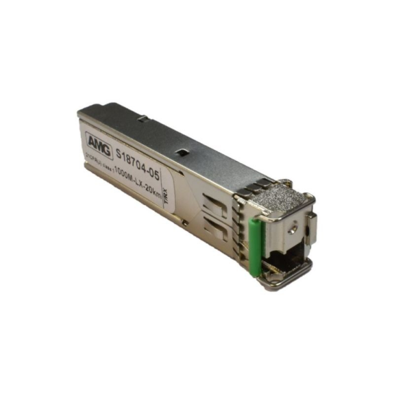 SFP-SM-1G-BX20-55 AMG Systems, SFP, 1Gb/s, Einfaser, Singlemode, 20km Reichweite (Tx: 1550 nm, Rx: 1310 nm), LC SFP-SM-1G-BX20-55 AMG Systems, SFP, 1Gb/s, Einfaser, Singlemode, 20km Reichweite (Tx: 1550 nm, Rx: 1310 nm), LC-Beschreibung lesen