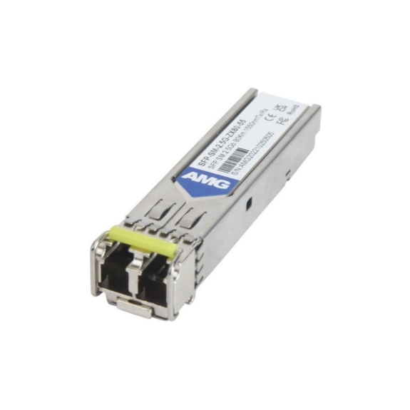 SFP-SM-2.5G-ZX80-55 AMG Systems, SFP, 2.5Gb/s, Doppelfaser, Singlemode, 80km Reichweite Tx/Rx: 1550nm, LC, DDM SFP-SM-2.5G-ZX80-55 AMG Systems, SFP, 2.5Gb/s, Doppelfaser, Singlemode, 80km Reichweite Tx/Rx: 1550nm, LC, DDM-Beschreibung lesen
