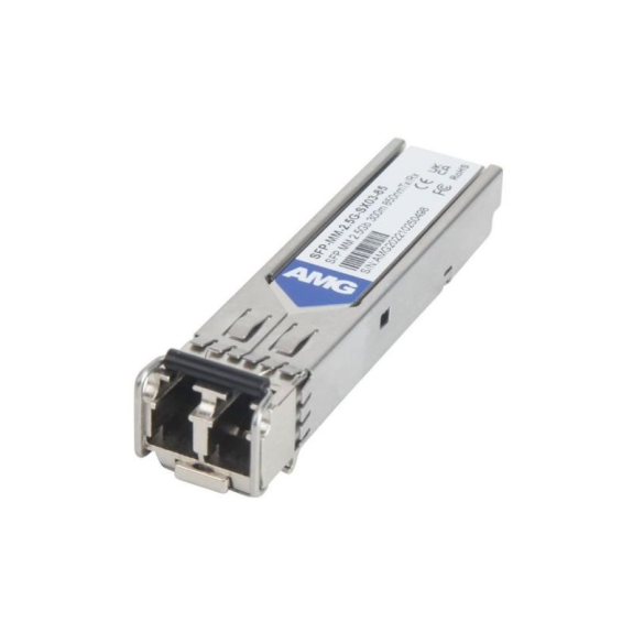 SFP-MM-2.5G-SX03-85 AMG Systems, SFP, 2.5Gb/s, Doppelfaser, Multimode, 300m Reichweite Tx/Rx: 850nm, LC, DDM-Beschreibung lesen