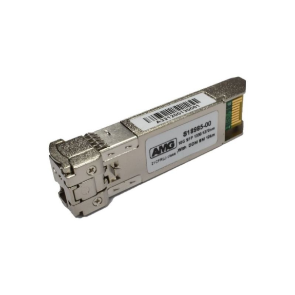 SFP-SM-10G-BX10-33 AMG Systems, SFP, 10Gb/s, Einfaser, Singlemode, 10km Reichweite (Tx-1310 / Rx-1270 nm) DFB, LC SFP-SM-10G-BX10-33 AMG Systems, SFP, 10Gb/s, Einfaser, Singlemode, 10km Reichweite (Tx-1310 / Rx-1270 nm) DFB, LC-Beschreibung lesen