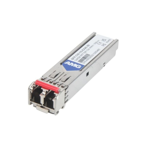 SFP-CW-1G-EX40-59 AMG Systems, SFP, 1Gb/s, Doppelfaser, Singlemode, 40km Reichweite Tx/Rx: 1590nm, LC, DDM, DWDM SFP-CW-1G-EX40-59 AMG Systems, SFP, 1Gb/s, Doppelfaser, Singlemode, 40km Reichweite Tx/Rx: 1590nm, LC, DDM, DWDM-Beschreibung lesen
