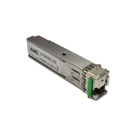 SFP-SM-1G-BX40-55 AMG Systems, SFP, 1Gb/s, Einfaser, Singlemode, 40km Reichweite (Tx: 1550 nm, Rx: 1310 nm), LC-Beschreibung lesen