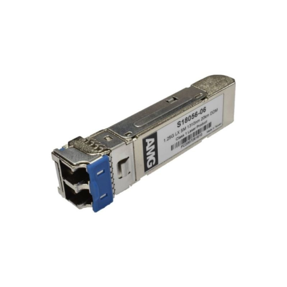 SFP-SM-1G-LX20-31 AMG Systems, SFP, 1Gb/s, Doppelfaser, Singlemode, 20km Reichweite, (Tx/Rx: 1310 nm) 12dB DR, LC-Beschreibung lesen