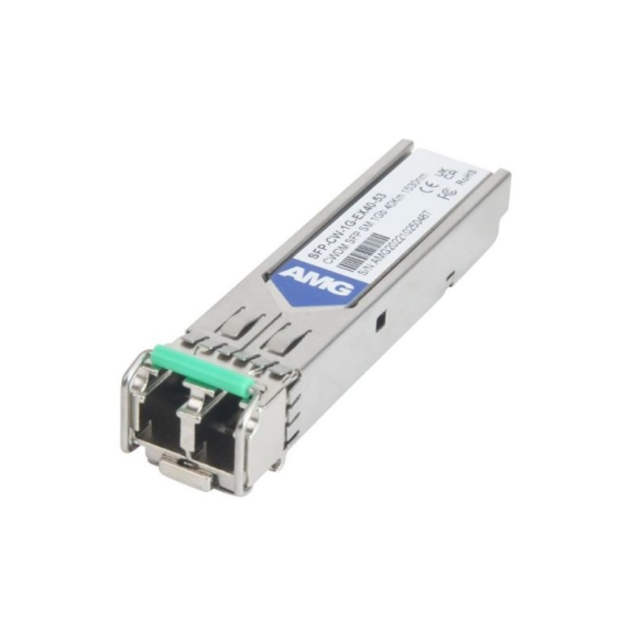 SFP-CW-1G-EX40-53 AMG Systems, SFP, 1Gb/s, Doppelfaser, Singlemode, 40km Reichweite Tx/Rx: 1530nm, LC, DDM, DWDM SFP-CW-1G-EX40-53 AMG Systems, SFP, 1Gb/s, Doppelfaser, Singlemode, 40km Reichweite Tx/Rx: 1530nm, LC, DDM, DWDM-Beschreibung lesen