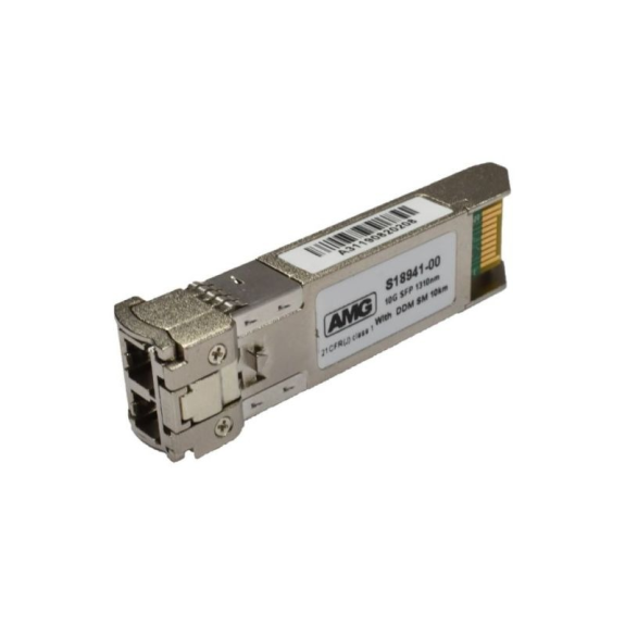 SFP-SM-10G-LR10-31 AMG Systems, SFP, 10Gb/s, Doppelfaser, Singlemode, 10km Reichweite (1310 nm) DFB, LC SFP-SM-10G-LR10-31 AMG Systems, SFP, 10Gb/s, Doppelfaser, Singlemode, 10km Reichweite (1310 nm) DFB, LC-Beschreibung lesen