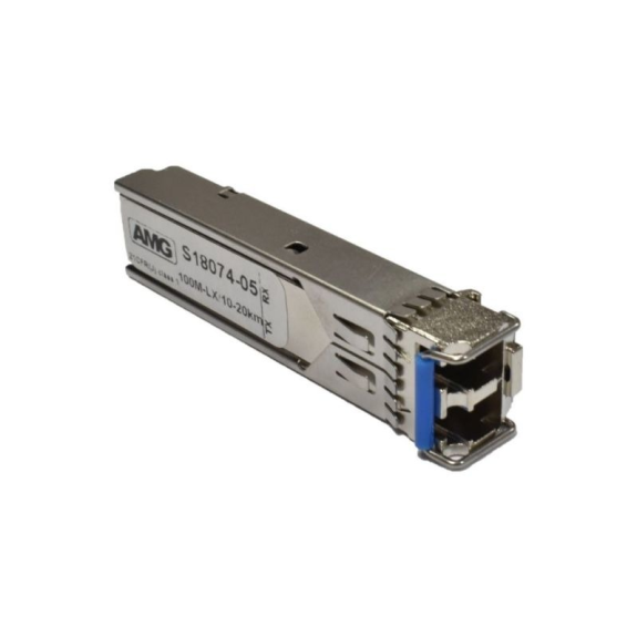 SFP-SM-100M-LX20-31 AMG Systems, SFP, 100Mb/s, Doppelfaser, Singlemode, 20km Reichweite (Tx/Rx: 1310 nm) 19dB DR SFP-SM-100M-LX20-31 AMG Systems, SFP, 100Mb/s, Doppelfaser, Singlemode, 20km Reichweite (Tx/Rx: 1310 nm) 19dB DR-Beschreibung lesen