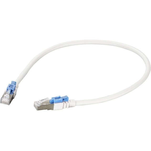 jetcat6-abschließbar-05 Jetrics, RJ45 Patchkabel S/FTP,Cat.6A 26AWG BC,LSZH, abschließbar 0,5m, weiß/blau jetcat6-abschließbar-05 Jetrics, RJ45 Patchkabel S/FTP,Cat.6A 26AWG BC,LSZH, abschließbar 0,5m, weiß/blau-Beschreibung lesen