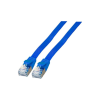 jetcat6UFTP-1,5-F/1 Jetrics, U/FTP Flachpatchkabel, Cat 6, 1,5m, blau