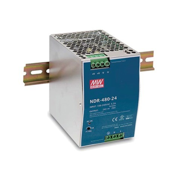 NDR-480-48 OTS, 480W/10A 48VDC DIN-Rail Power Supply with Input/Output Terminal Block-Beschreibung lesen