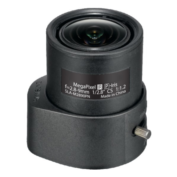 WiseNet SLA-M2890PN, 1/2.8" 3MP Objektiv, 2.8-9.0mm, Tag/Nacht, P-Iris-Beschreibung lesen
