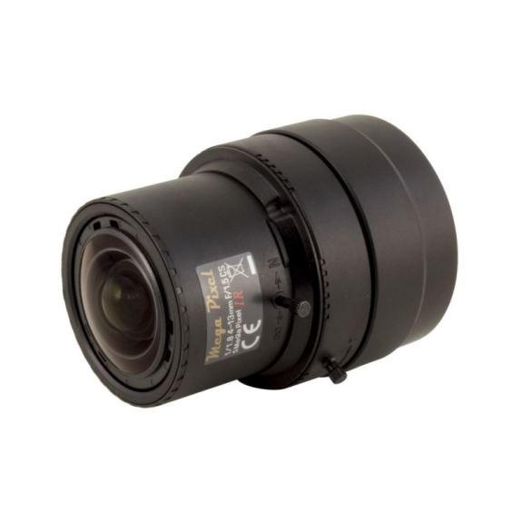 H04Z03NFDC-MP eneo, F1,5/4-13mm, Megapixel DC-Objektiv, mit variabler Brennweite, 1/1.8 Zoll CS-Mount-Beschreibung lesen