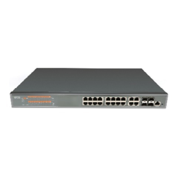 IES16242MPp-S OTS, L2 Managed 16-port 10/100/1000Base-TX (PoE+) + 4-port 10/100/1000Base-TX or 100/1000Base-SFP Combo E-Beschreibung lesen