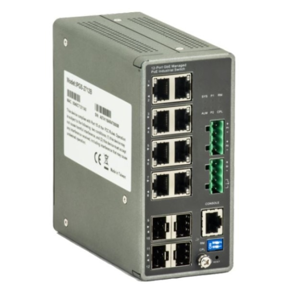 barox RY-LPITE-804GBTME, Switch für Hutschienenmontage, 10/100/1000MBit, mit Management, statischem Routing und erweite barox RY-LPITE-804GBTME, Switch für Hutschienenmontage, 10/100/1000MBit, mit Management, statischem Routing und erweite-Beschreibung lesen