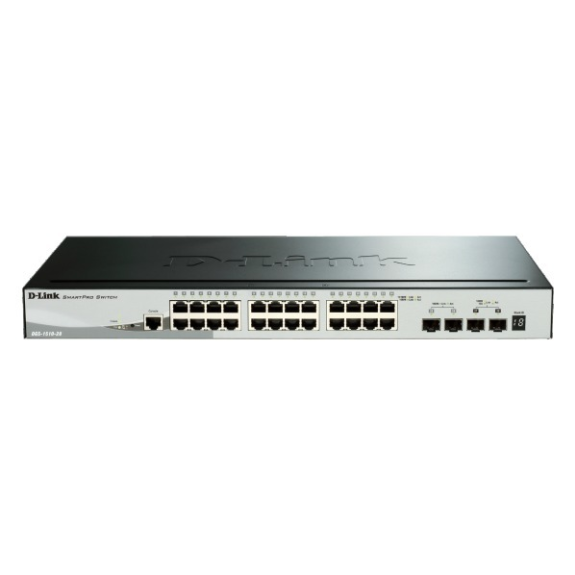 D-Link DGS-1510-28P, 28 Port Managed hPoE Gigabit Stack Switch mit 24x 10/100/1000Mbit/s hPoE Port, 2x 1000Mbit/s SFP S D-Link DGS-1510-28P, 28 Port Managed hPoE Gigabit Stack Switch mit 24x 10/100/1000Mbit/s hPoE Port, 2x 1000Mbit/s SFP S-Beschreibung lesen