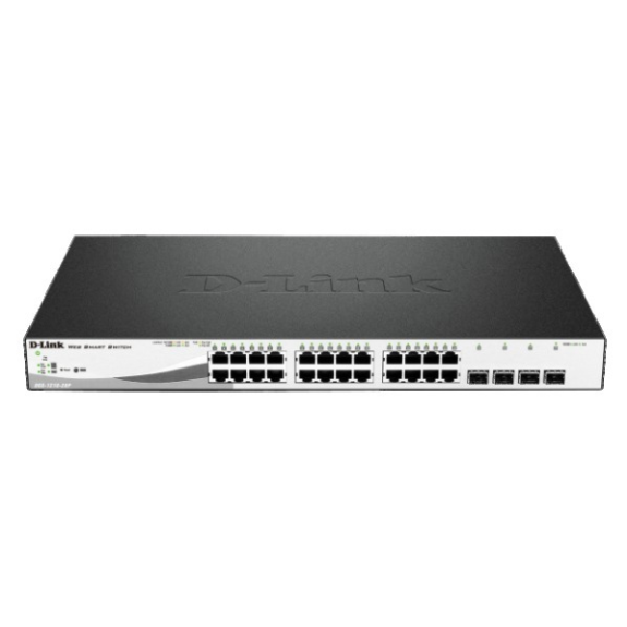 D-Link DGS-1210-28P, 28 Port Switch mit 24x 10/100/1000Mbit Port mit bis zu 30W PoE, max 185W, 4x SFP Port D-Link DGS-1210-28P, 28 Port Switch mit 24x 10/100/1000Mbit Port mit bis zu 30W PoE, max 185W, 4x SFP Port-Beschreibung lesen