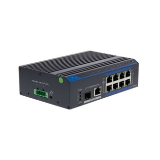 IAM-5SE1008MUB , Gigabit Switch, 8xPoE 100Mbps, 1x RJ45, 1x SFP 1000Mbps, Unmanaged, Industrie Design-Beschreibung lesen