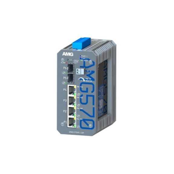 570-2GBT-2GAT-2S-P240-LV , Industrieller managed Switch, 4x GBT (2 x 90W & 2 x 30W POE) & 2x 100/1000 FX SFP, 240 570-2GBT-2GAT-2S-P240-LV , Industrieller managed Switch, 4x GBT (2 x 90W & 2 x 30W POE) & 2x 100/1000 FX SFP, 240-Beschreibung lesen