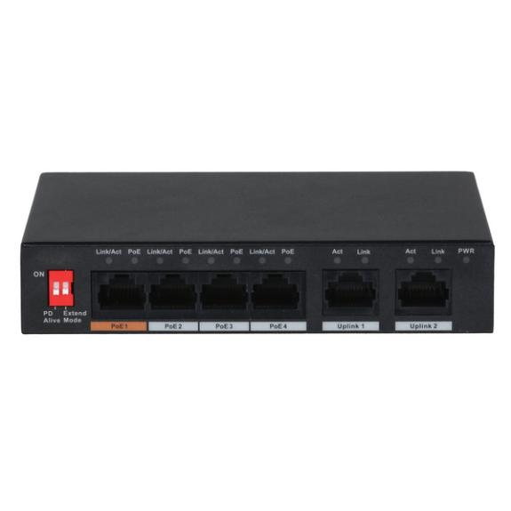 L-SW-04060 ITS, 4-port PoE Switch 60 W, RJ45 10/100-Beschreibung lesen