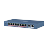 DS-3E0310HP-E(O-STD) Hikvision, Ethernet Switch, unmanaged 8x RJ45, 2x RJ45 Uplink, PoE 110W, 48VAC