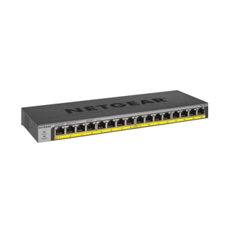 GS116LP-100EUS Netgear, 16-Port Gb PoE/PoE+ flex unmanaged Switch 76W-Beschreibung lesen