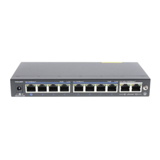 IAD-5SE1008MUA , Switch, Unmanaged, 120W 8x PoE, 2 x RJ45 Uplink 10/100/1000 Mbps, Desktop-Beschreibung lesen