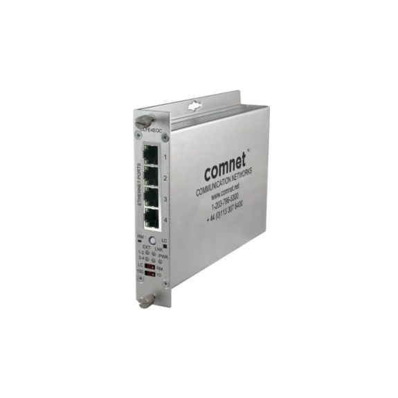 Ethernet über Koax CLFE4EOC, 4 Kanal, PoE, 10/100 MBit, -40+75 GradC, Modul Ethernet über Koax CLFE4EOC, 4 Kanal, PoE, 10/100 MBit, -40+75 GradC, Modul-Beschreibung lesen