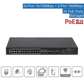Switch PoE 26 Ports PFS4226-24ET-360-V3-Beschreibung lesen