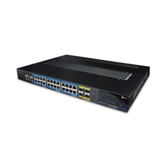 IAR-7SE1024MMC , Gigabit Switch, Managed, 350W, Layer 3, 24xPoE, 4xSFP 10G, Wand-/Rackmontage, Desktop-Beschreibung lesen