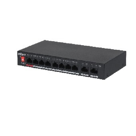 Dahua - PFS3010-8ET-96-V2 - Switch - 8 PoE, - 10 Port PoE Switch - 8x PoE Ethernet Port 10/100 Mbps - 2x Uplink Etherne Dahua - PFS3010-8ET-96-V2 - Switch - 8 PoE, - 10 Port PoE Switch - 8x PoE Ethernet Port 10/100 Mbps - 2x Uplink Etherne-Beschreibung lesen
