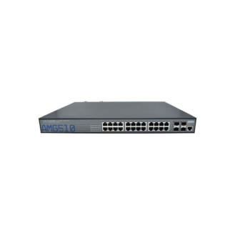 Managed Switch AMG510-24GAT-4XS-RP540, 24 x 1GBT 30W PoE (540W max.), 4 x 1/10GFX SFP Slots, 2 Netzteile-Beschreibung lesen